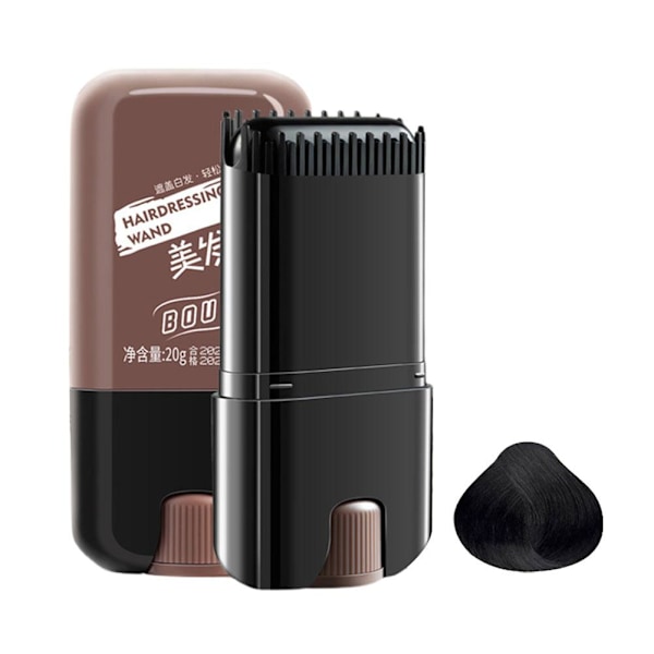 Hårfärg Stick Svart Hårfärg Styling Penna Hårfärg Stick T dark brown 20g