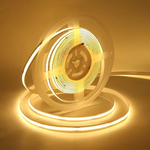 Dimbar COB LED-list med dimmerbrytare - Varmvit