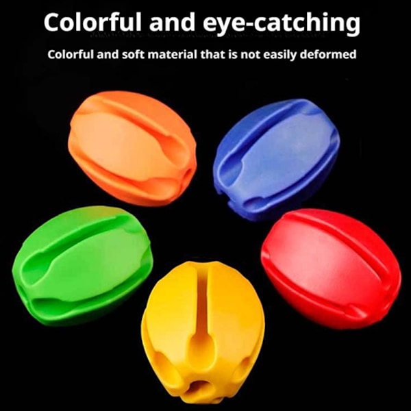 Rod Ball Retaining Clip Spöhållare Skydd Förvaringsenhet Fiskeutrustning N0 Red 5pcs