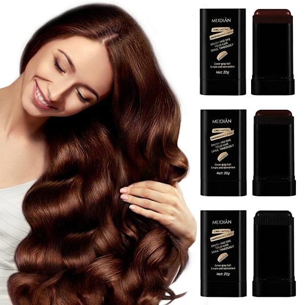 Hårfärgningskam Hårfärg Bredare Pasta Naturlig Tandkam Hår dark brown 1pcs