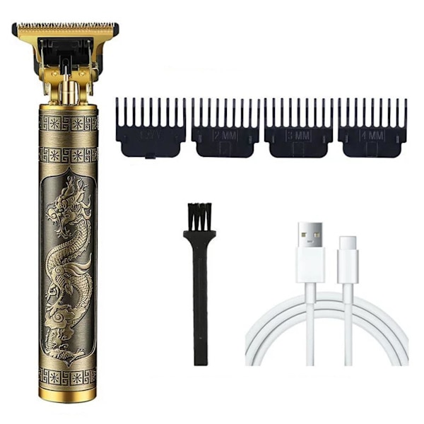 Hårtrimmer Barberare Hårklippare Uppladdningsbar Hårklippare Sladdlös M D 1set