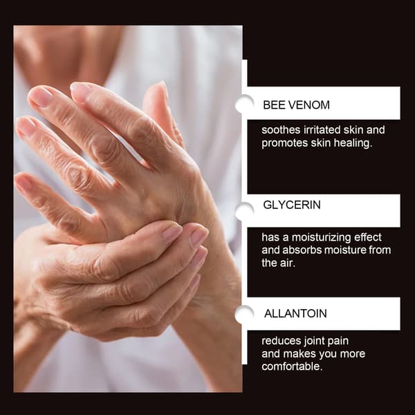 Bivenom Ledplejecreme til Knæ- og Håndledslindring - Beroligende Massage, 60g