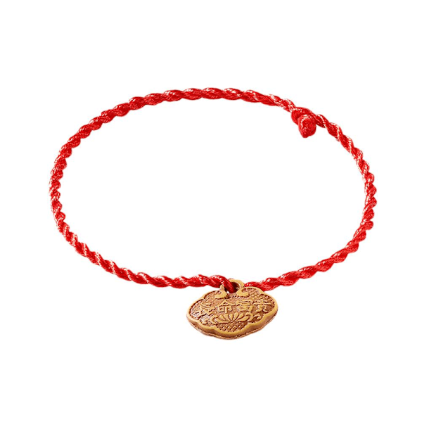 Nyårsgåva Lyckohänder Armband Rött Rep Liten Gåva Armband C One size