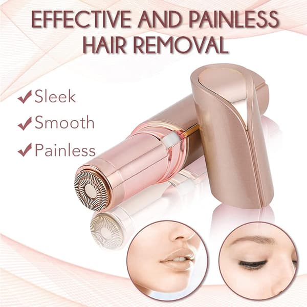 Ferskenfnullerfjerner til kvinder – mini USB genopladelig epilator og trimmer til ansigt, læber og krop