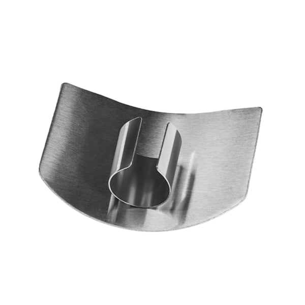 Kök Finger Hand Protector Guard Rostfritt Stål Chop Slice C single finger One-size