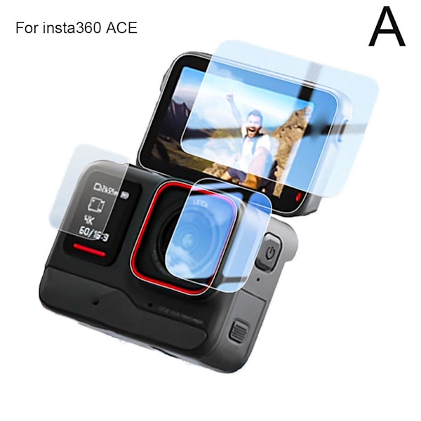 För Insta360 Ace Pro Skärmskydd Härdat Glas Film Tillbehör Lot T0 transprentA For insta360 ACE