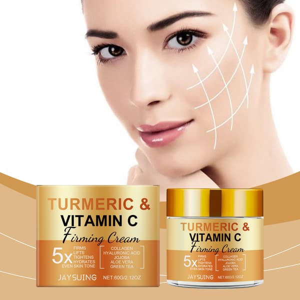 Gurkmeja C-vitamin ansiktskräm vårdar, återfuktar, ger näring, mjukgör, stramar upp och gör huden len.