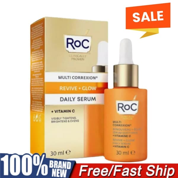 RoC Multi Correxion Revive + Glow Daglig Serum +Vitamin C 30mlN