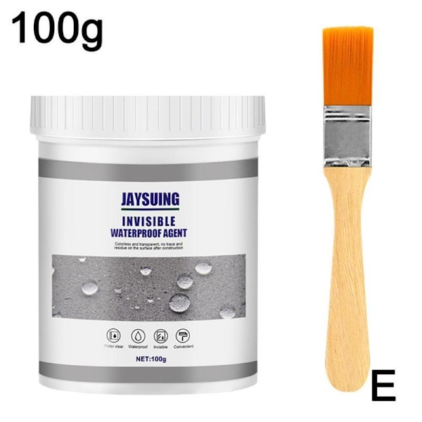 30/100/300ML Osynlig Vattentät Tätningsmedel Isolerande Tätningsmedel Anti- Multi-colorE 100g plus brush