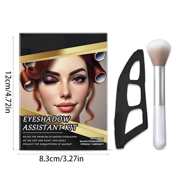 Ögonskuggsstenciler för ögonmakeup Ögonskuggsassistentkit Ögonskuggsverktyg