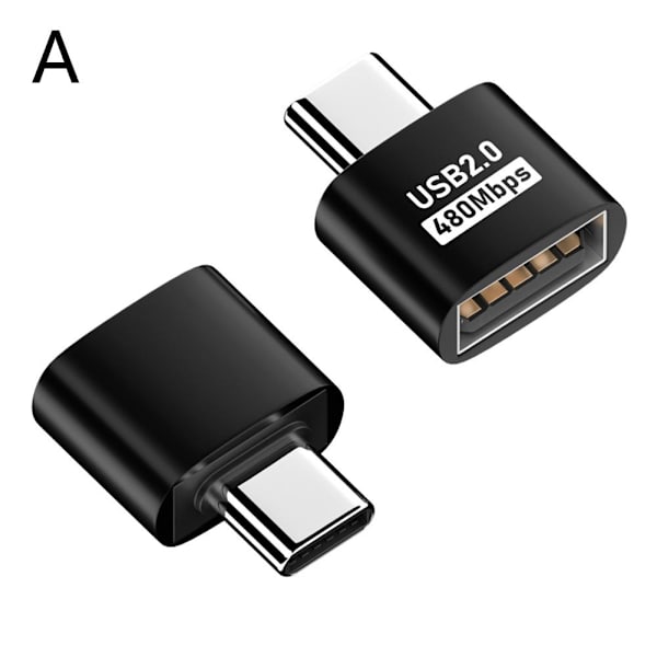 USB-C Type C Hane till USB 3.0 Type A Hona OTG Adapterkabel 2024 Konverterare T4I6  Silvery typec