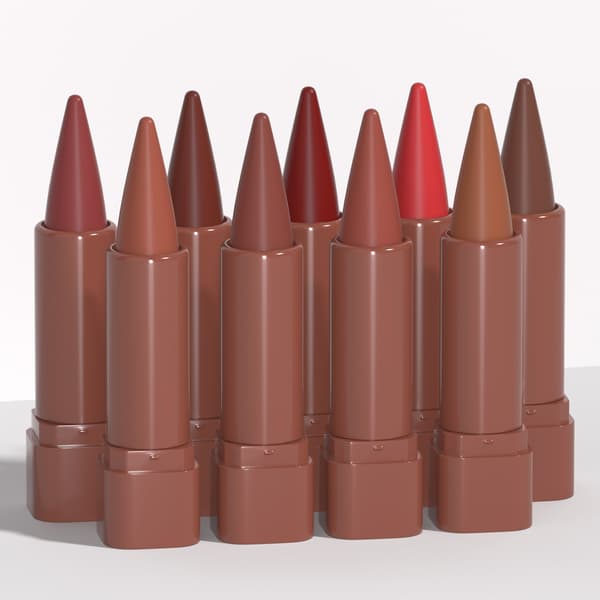 Gradient Lip Liner Mat Læbestift Blød Fløjl Chokolade Læbestift Langtidsholdbar #2 2#