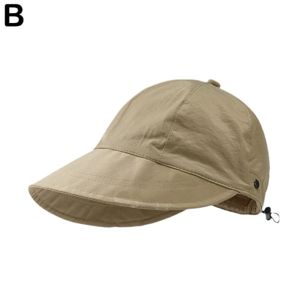 Damsolskydd Sun Protect Top Hats Big Rim Outdoor Cycling Ro khaki one size
