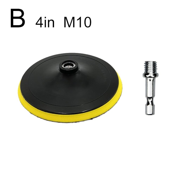 Bilpolerare Grov Ullhjul Mopp Poleringsplattor För Borr Buffe 5inch M10 one-size 5pcs