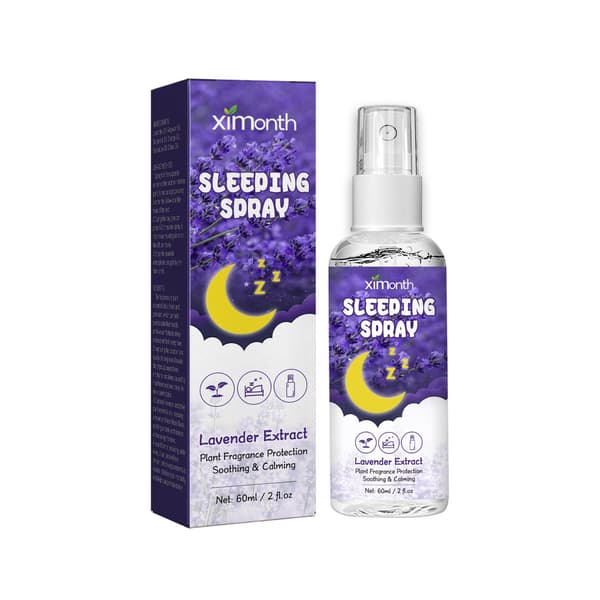 Lavendel søvnspray lindrer angst, afslapper sind og krop, hjælper med søvn og fremmer afslappende søvn.