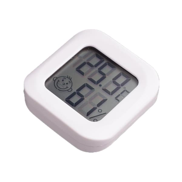 Innendørs LCD Digital Fuktighet Temperatur Termometer Hygrometer Måler Rom