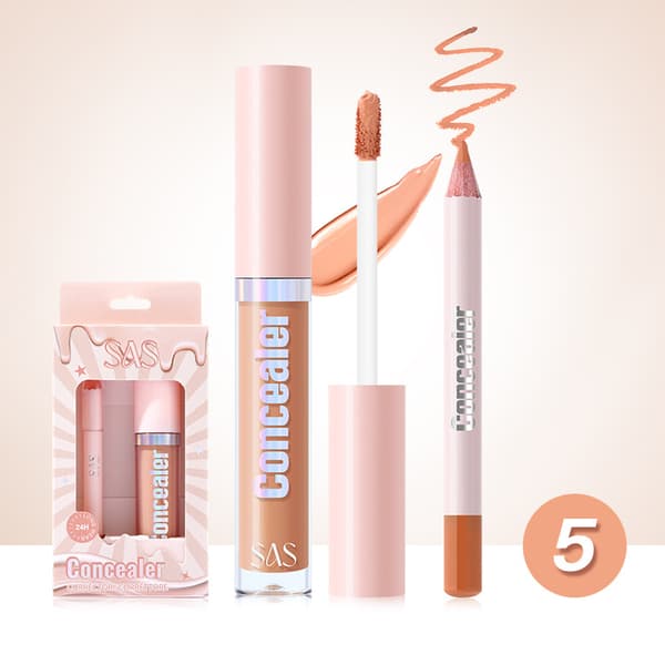 Concealer Pen + Concealer Liquid Sæt: Langtidsholdbar Concealer Pen SAC075
