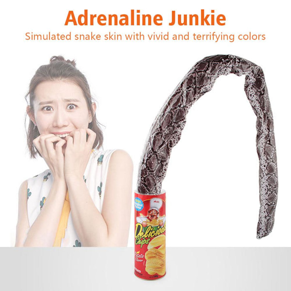 Potatischips Bouncing Snake Kreativ Spoof Potatischips Snake Toy small one-size