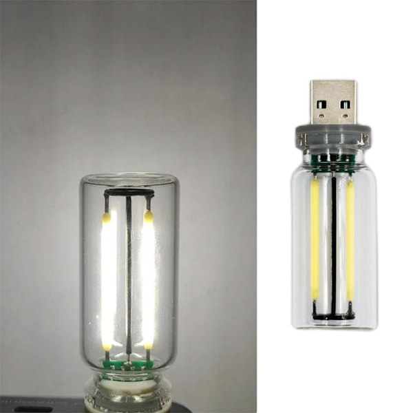 Touch Control LED Nattlampa - Mini USB-lampa med Flerfärgade Stämningsljus, Atmosfärsljus för Bil, Dimbar B 1pcs