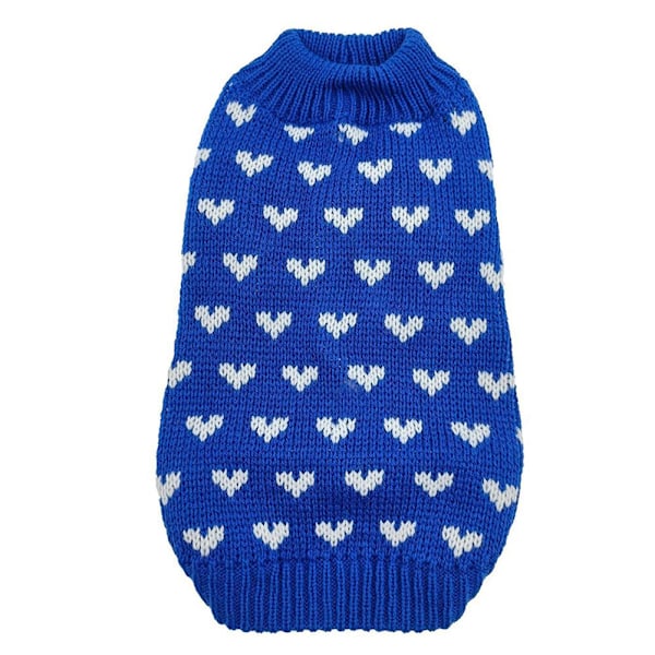 Kärlek Hundtröja Höst och Vinter Varm Kärlek Kattttröja Festlig red 1pcs