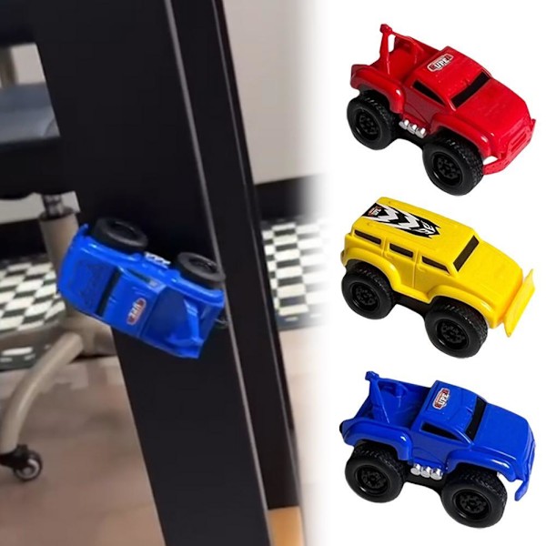 Barn Anti Gravity Väggklättrande Bil Leksaksbil Tröghet Magnetisk R9L7 red one-size