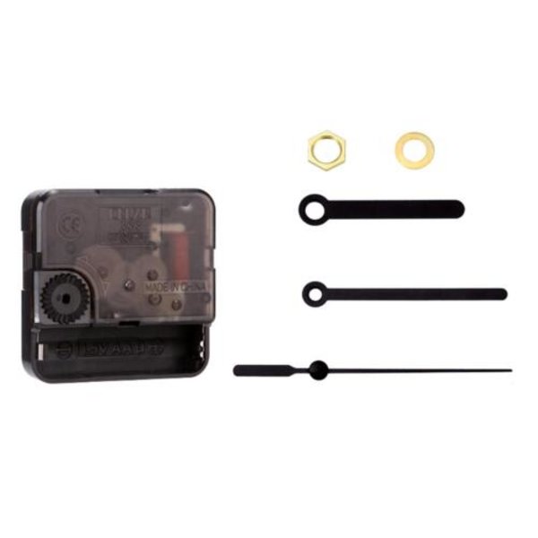 Quartz Klocka Urverk Mekanism Visare Väggreparation Verktyg Delar Tyst DIY Kit~