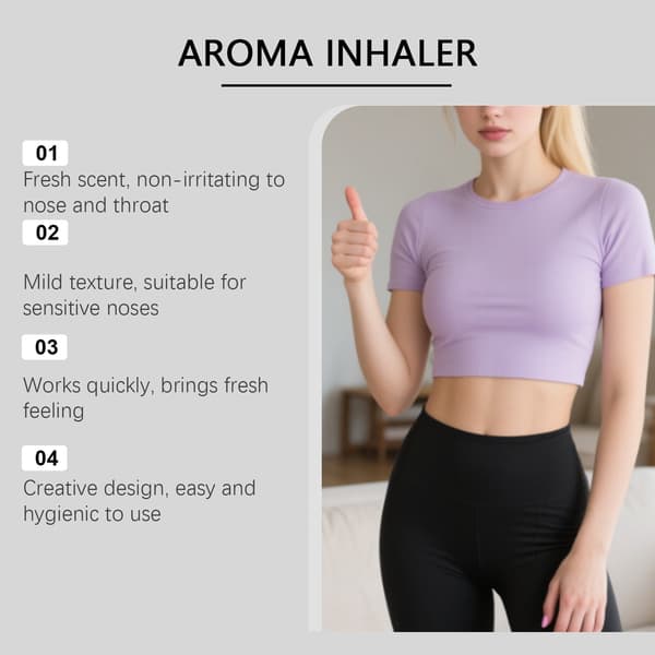 Aromaterapi eterisk olja näsinhalator, grapefruktessens, vårdar kroppen, lätthet och hjälper till att forma midjan.