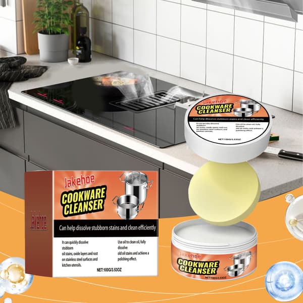 Rengjøringspasta for kokekar i rustfritt stål, rustfjerning, flekkfjerning og duft.