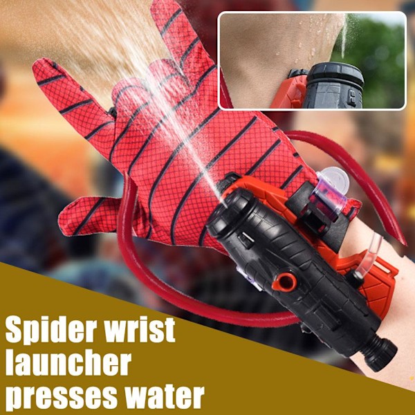 Spindelmannen Handske Vattenspray Leksaker Launcher Web Shooter Leksaker Utomhus no glove 1set