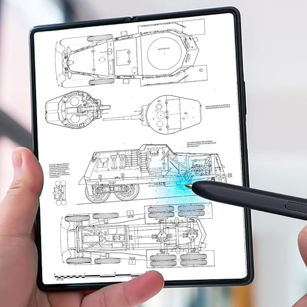 Stylus S Pen-spetsar för Samsung Galaxy Tab S7/ S7+ Note 10/1 1tip+1clip one-size