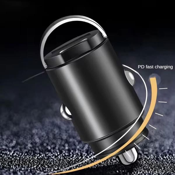 100W Biloplader PD Hurtigopladning til iPhone Mini USB Type ■: Mini Bil C O1X2