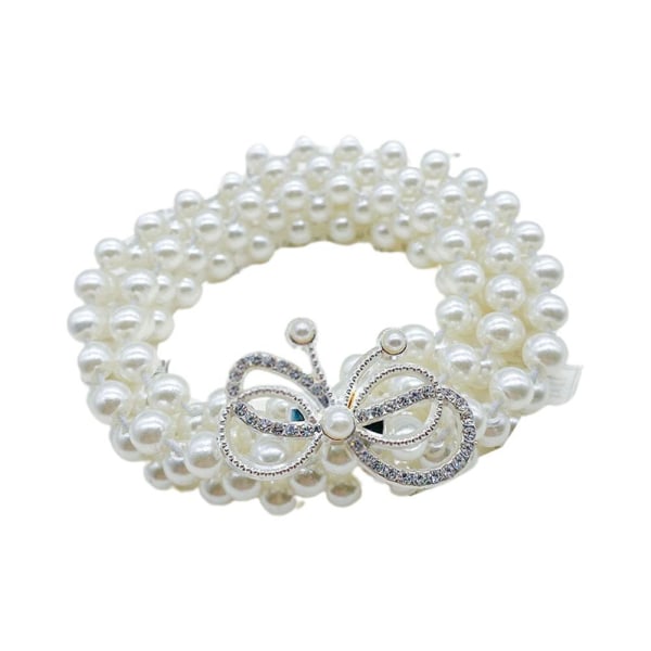 Pärlmidje kedja med strass, dammode, klänningsdekoration Ela butterfly sliver ONE-SIZE