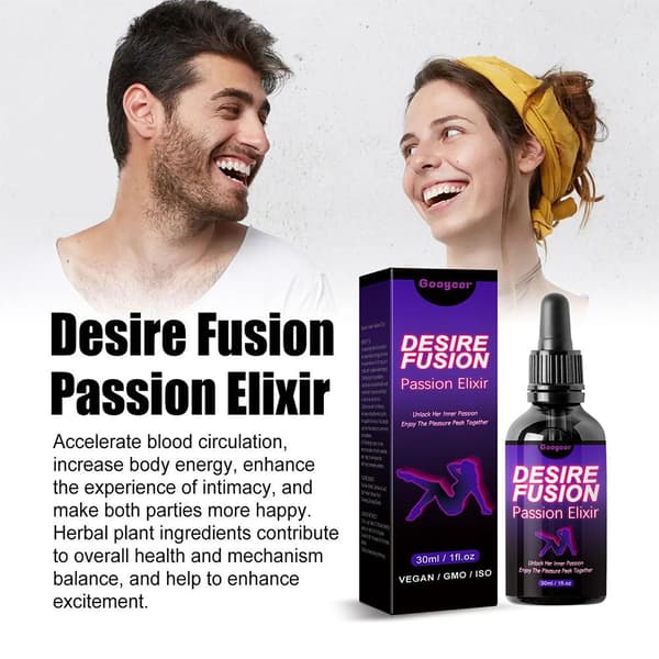 Desire Fusion Passion Elixir Drops Hormonstimulerende Hypnotiserende Dråper