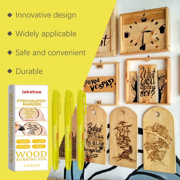 Pyrografimarkører, træpyrografipenne, træmarkeringsmarkører, kunstmarkører, pyrografipenne
