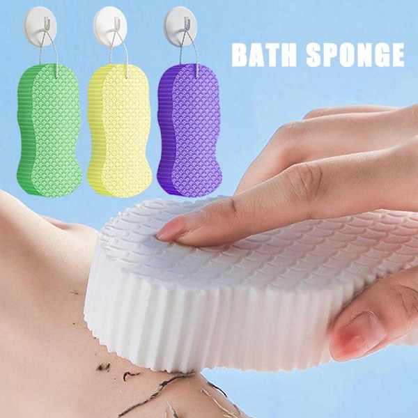 Mjuk Rengöringssvamp Död Hud Hela Kroppen Bad Rengöringssvamp Död Hud purple 1pcs