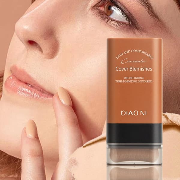 Makeup Foundation Stick Naturlig dækning Dobbelt-endet Concealer