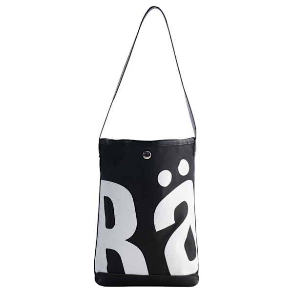 Stor Axelväska Rally Bucket Bag Enkel Tote Bag Black onesize