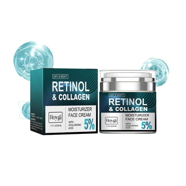 Retinol ansiktskrem lysner, fukter, hydrerer, glatter ut, strammer opp og reduserer fine linjer og rynker.