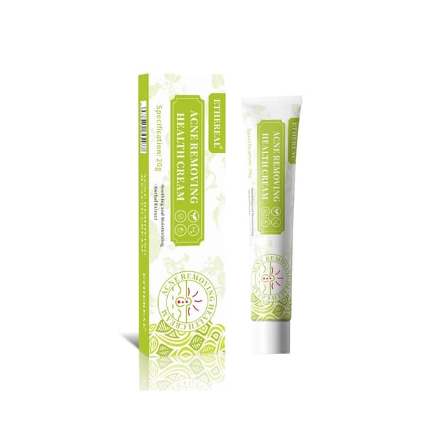 Aknebehandlingssalve - Grønn og hvit eske, 30ml