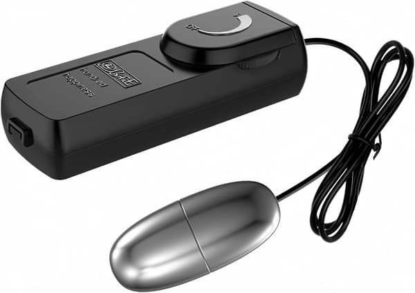 Sølv Klitoris Kule Vibrator - Rosa Kontroller