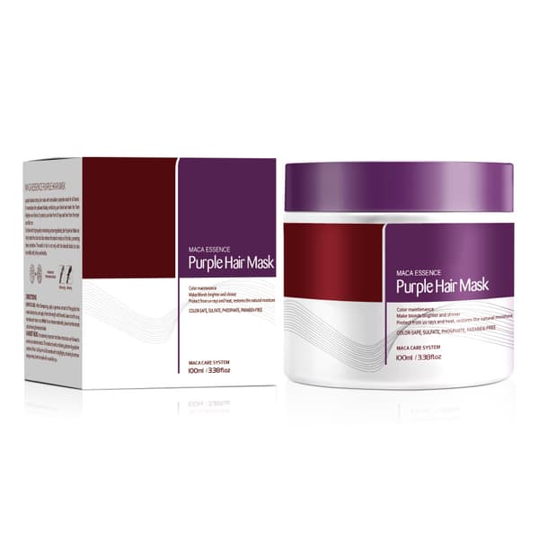 Intensiv Hårmask för Torrt & Skadat Hår - 150ml Purple
