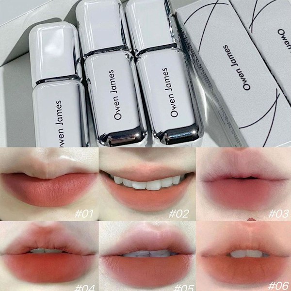 Realm Of Lucent Lip Mud Matte Matt Velvet Lätt att Ta Av Cinnamon Milk Tea 2.8g