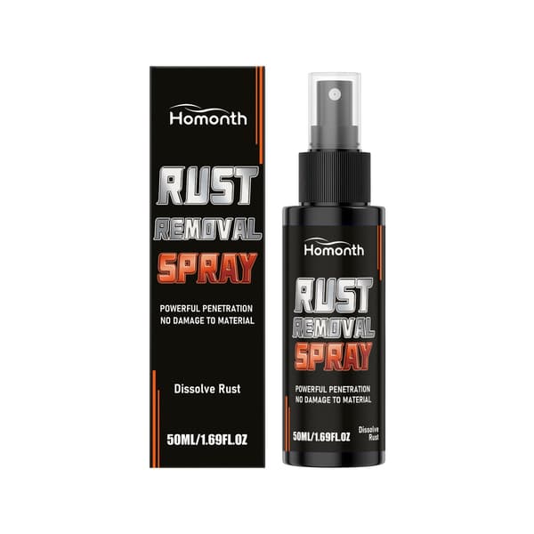 Rustfjernelsesspray til bilkarosseri og fælge, rengøring og glansgenoprettelse, rustforebyggelse af metal og daglig vedligeholdelse.