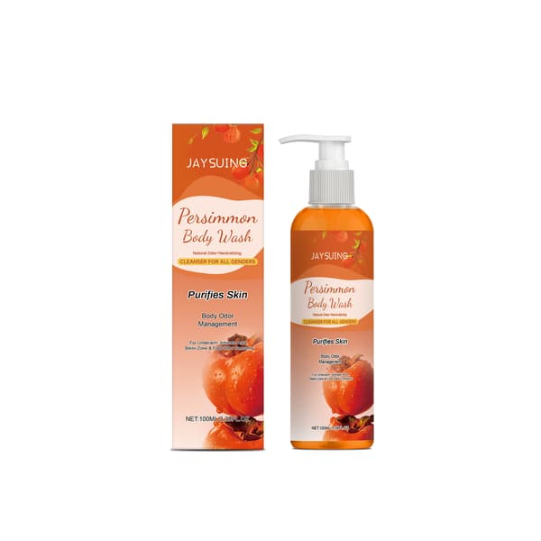 Forfriskende duftende kaki-bodyshampoo - Efterlader huden glat og ren