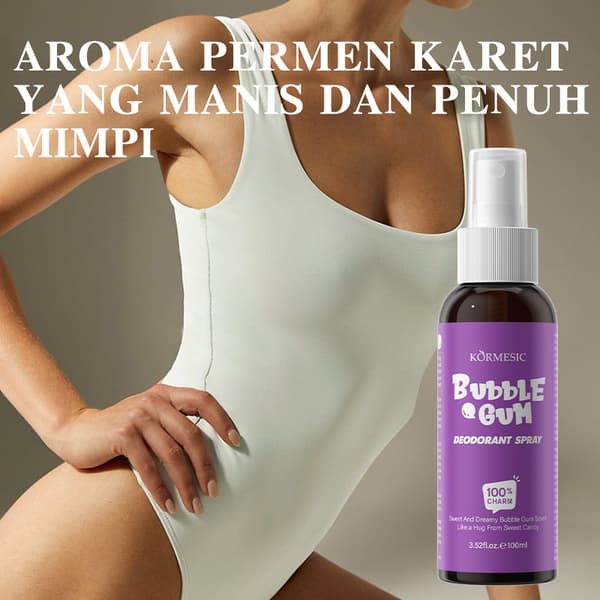 Forfriskende duftspray til kropspleje under armene