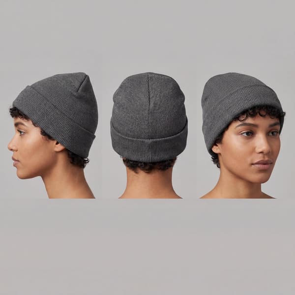 Elastisk dubbellager stickad vintermössa, unisex, varm och vindtät, håller dig varm.