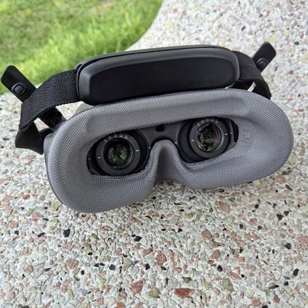 För DJI AVATA 2 för goggles 3 skumgummi ögonmask bekväm hudvänlig black Eye mask + protective cover
