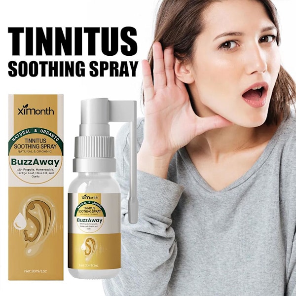 Öronrengöring Propolis Tinnitusvårdsspray Lindrar Tinnitus och Di yellowA 30ml 2pcs
