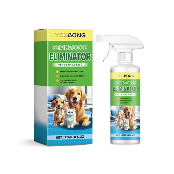 Pletfjerner til katte og hunde til hjemmebrug, 120 ml