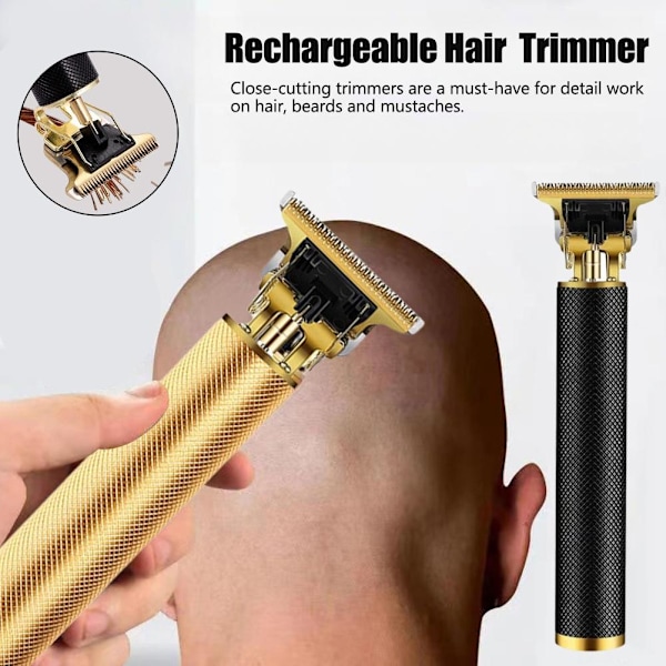 Hårtrimmer Barberare Hårklippare Uppladdningsbar Hårklippare Sladdlös M I 1set